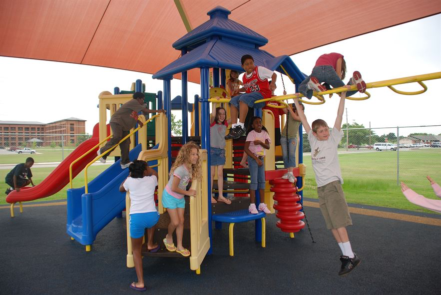 Kids on playground